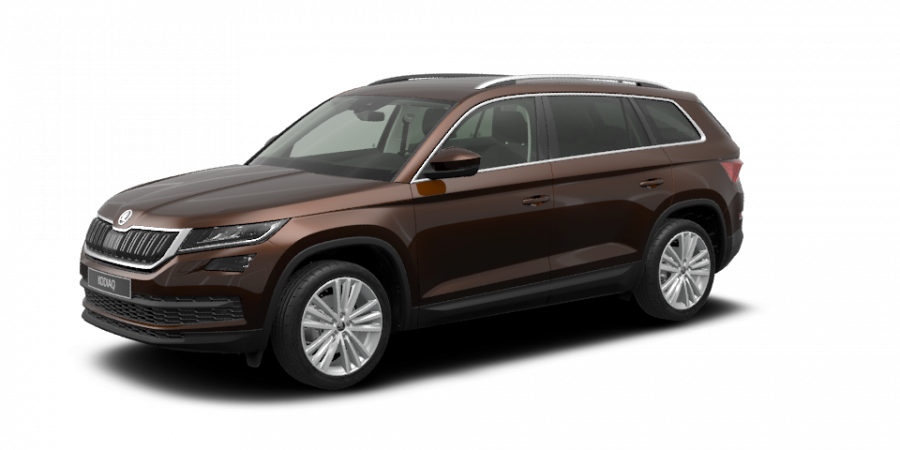 Škoda Kodiaq, 2,0 TSI 140 kW 7-stup. automat. 4x4, barva hnědá