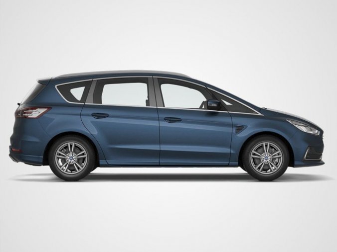 Ford S-MAX, hatchback, TITANIUM 5D 2,0 EcoBlue 140 kW / 190 k 8st. automatická, barva modrá