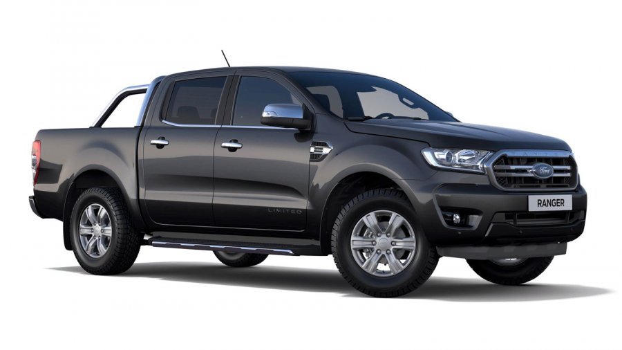 Ford Ranger, Double Cab Limited, Dvojkabina, 2.0 EcoBlue Bi-Turbo 157 kW/213 k, 10st. automatická, 4WD, barva šedá