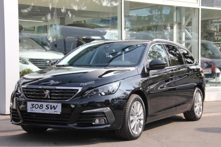 Peugeot 308, SW ALLURE 1.6BlueHDi 120k EAT6, barva černá