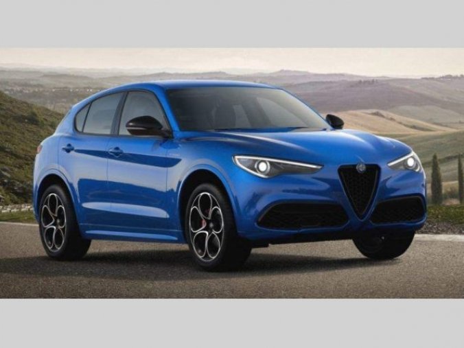 Alfa Romeo Stelvio, 2.0 Turbo 280k Q4 VELOCE, barva modrá