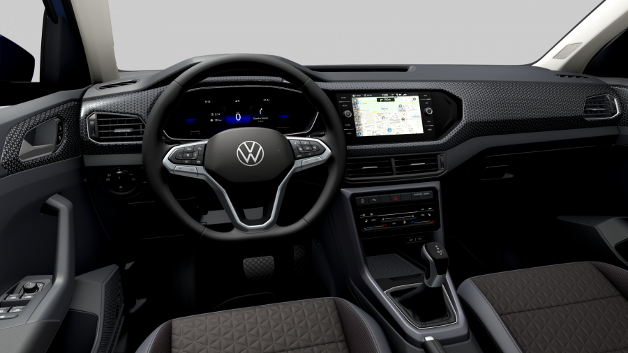 Volkswagen T-Cross, T-Cross Style 1,0 TSI 81 kW 7DSG, barva modrá