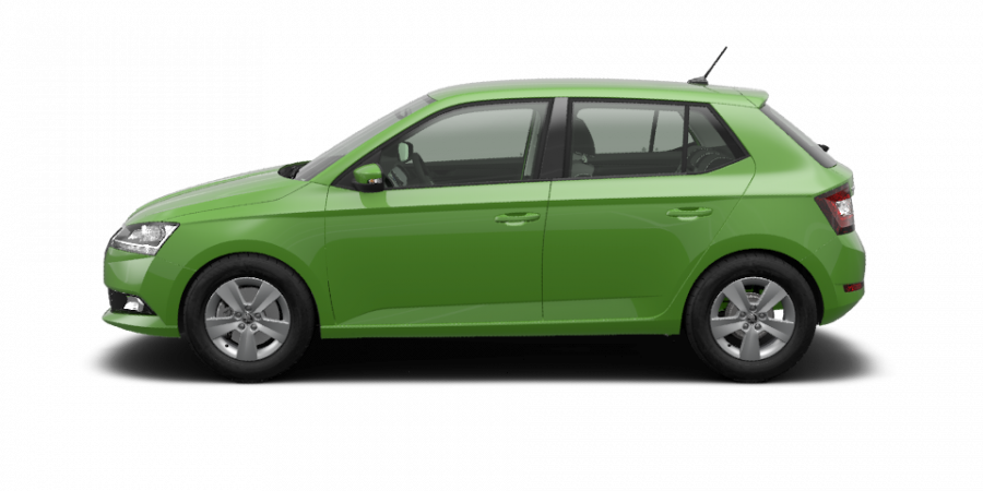 Škoda Fabia, 1,0 MPI 55 kW 5-stup. mech., barva zelená