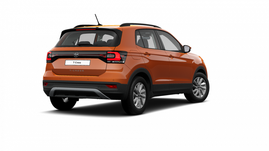 Volkswagen T-Cross, T-Cross Life 1,0 TSI 81 kW 6G, barva oranžová