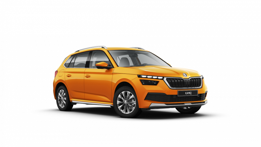 Škoda Kamiq, 1,0 TSI 81 KW 6-stup. mech., barva oranžová