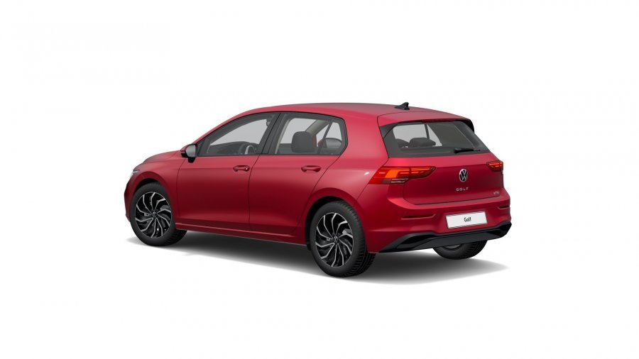 Volkswagen Golf, Golf Life 1,0 eTSI 7DSG mHEV, barva červená