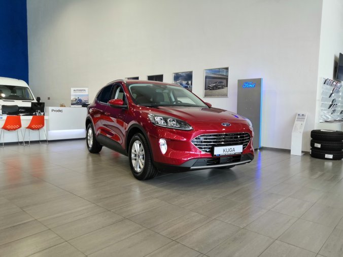 Ford Kuga, Titanium X, 5dveřová, 1.5 EcoBlue 88 kW/120 k, 8st. automatická, barva červená