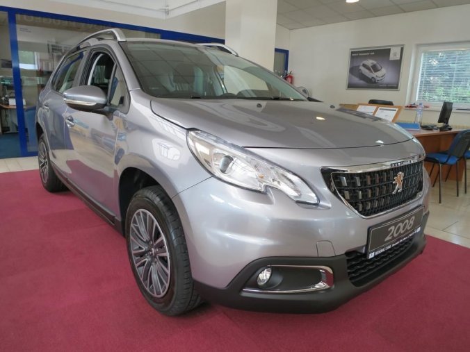 Peugeot 2008, ACTIVE 1.2 PureTech 82k MAN5, barva šedá