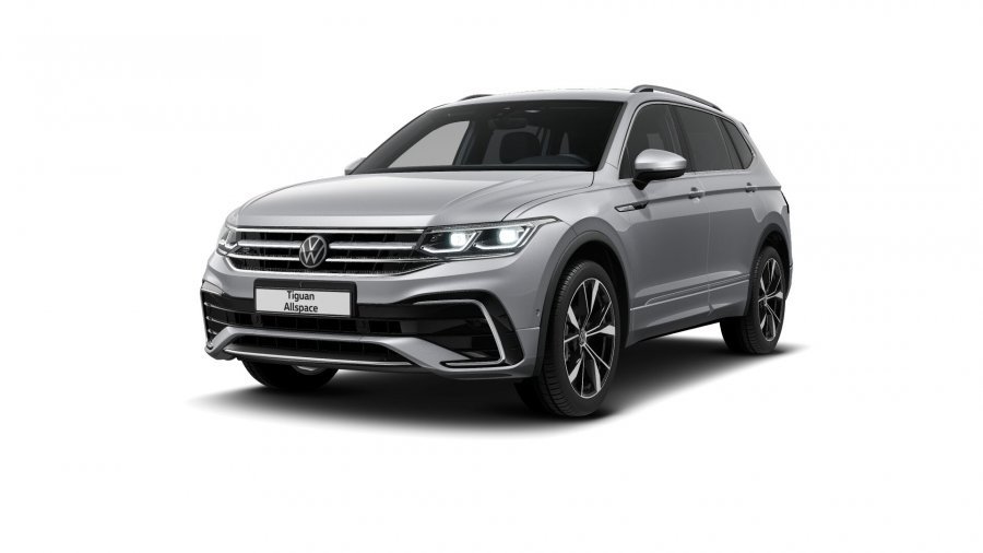 Volkswagen Tiguan Allspace, Allspace R-Line 2,0 TDI 110 kW 4M 7DSG, barva stříbrná