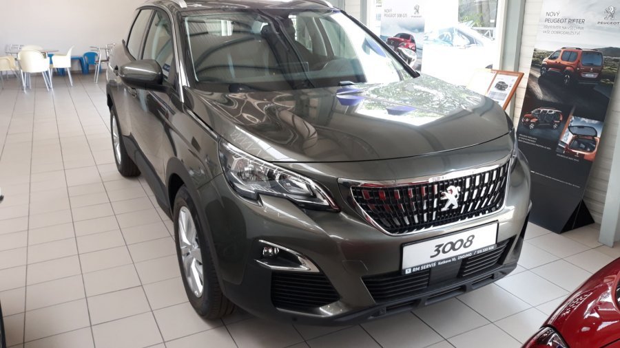 Peugeot 3008, peugeot 3008 ACTIVE 1,2PureTech 130k MAN 6 - 7332, barva šedá