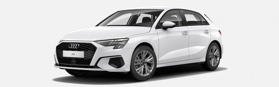 Audi A3, A3 Spb 35 TFSI CoD 110kW, barva bílá