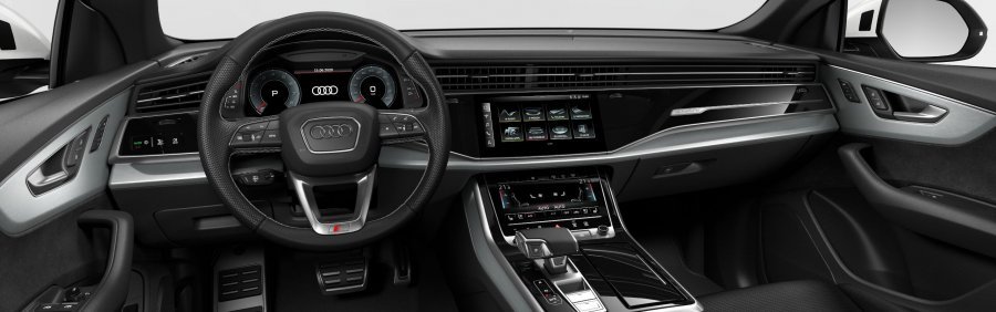 Audi Q8, Q8 50 TDI quattro, barva bílá