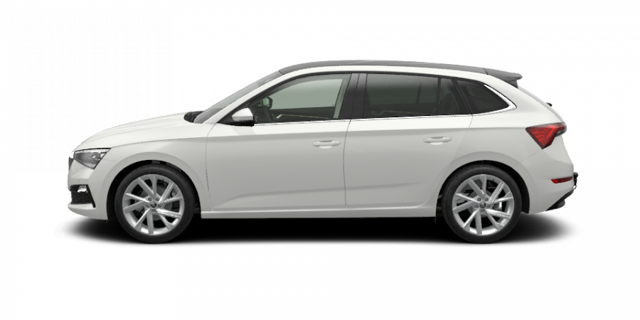 Škoda Scala, 1,5 TSI 110 kW 6-stup. mech., barva bílá