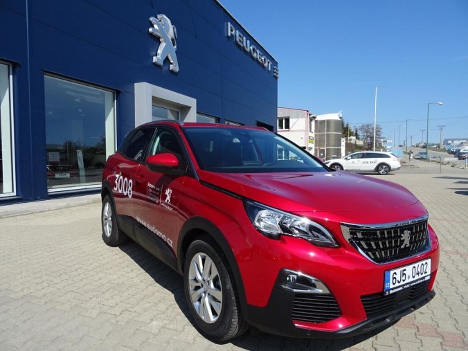 Peugeot 3008, ACTIVE 1.2 PureTech 130k MAN6, barva červená