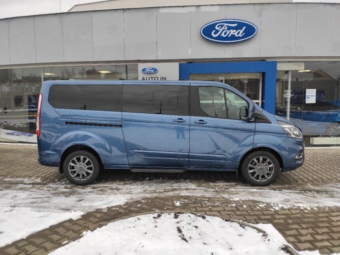 Ford Tourneo Custom, MPV,  L2 TITANIUM X MHEV 2,0 EcoBlue (mHEV) 136 kW / 185 k, barva modrá