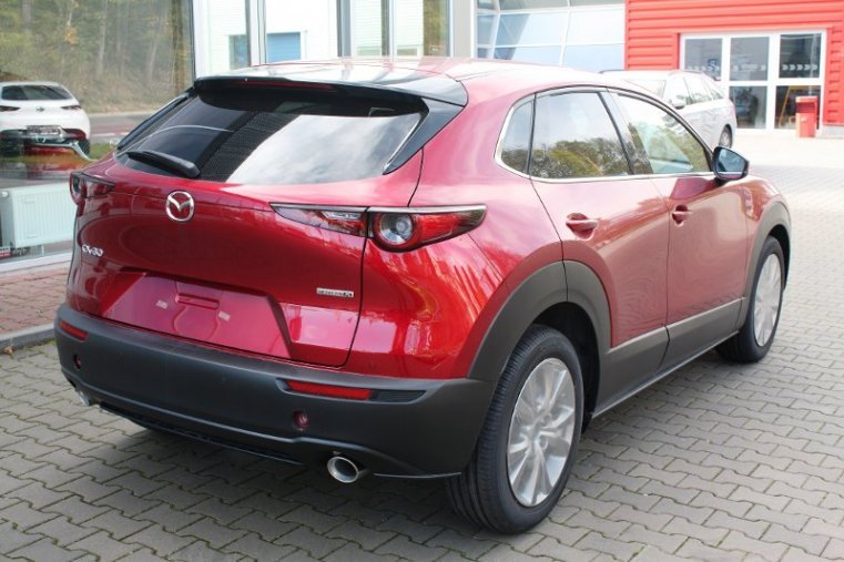 Mazda CX-30, SKYACTIV-X, barva červená