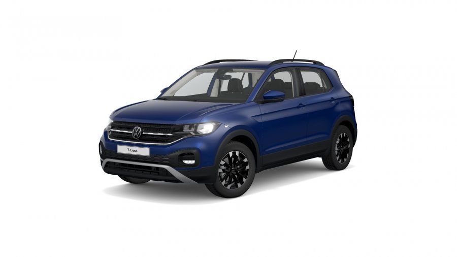 Volkswagen T-Cross, T-Cross Life 1,0 TSI 70 kW 5G, barva modrá