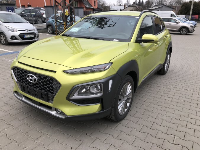 Hyundai Kona, 1,6 T-GDI 130 kW (95 NAT) 7 st. DCT 4×4, barva žlutá