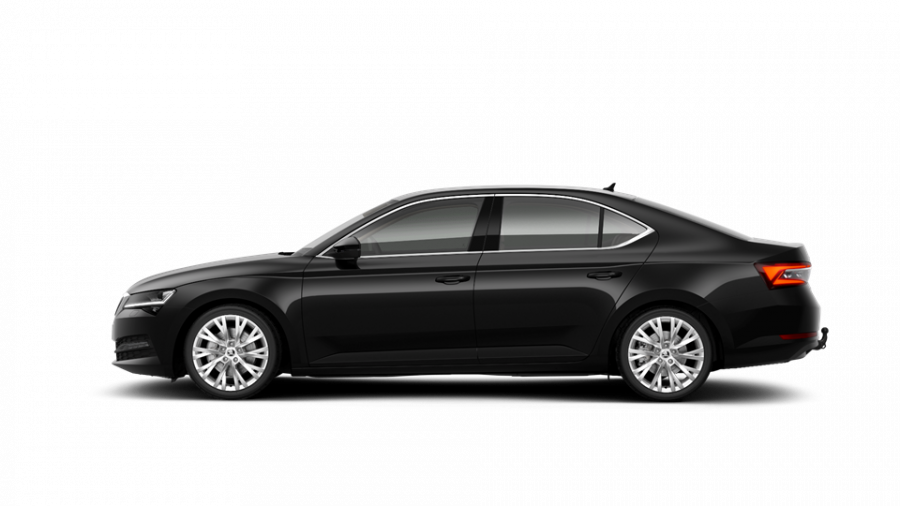 Škoda Superb, 2,0 TDI 147 kW 7-stup. automat., barva černá