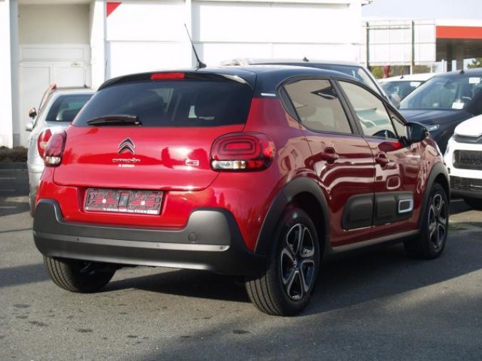 Citroën C3, Feel Pack 1,2PT 82, barva červená