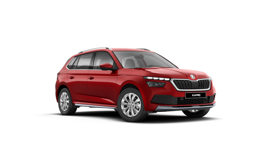 Škoda Kamiq, 1,5 TSI 110 kW 6-stup. mech., barva červená