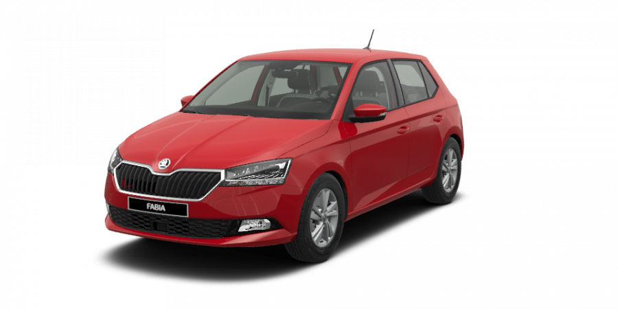 Škoda Fabia, 1,0 TSI 81 kW 6-stup. mech., barva červená