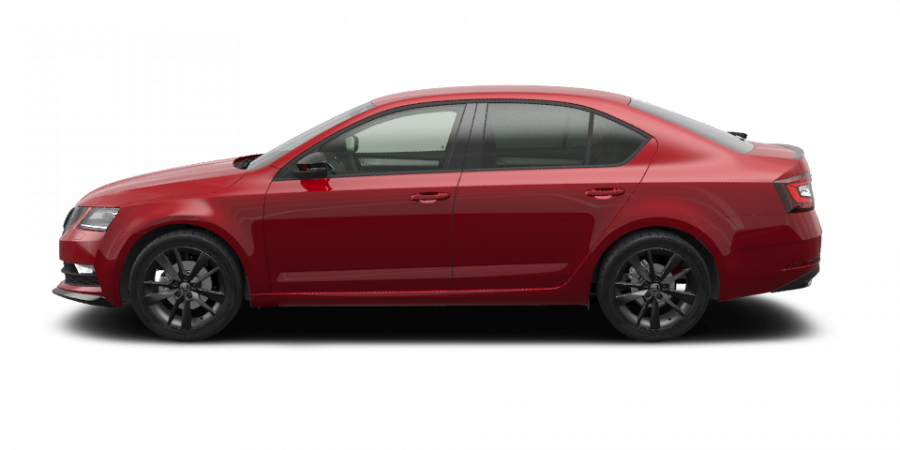 Škoda Octavia, 1,5 TSI 110 kW 6-stup. mech., barva červená