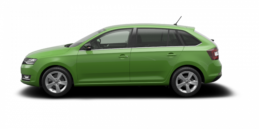 Škoda Rapid, 1,0 TSI 70 kW 5-stup. mech., barva zelená