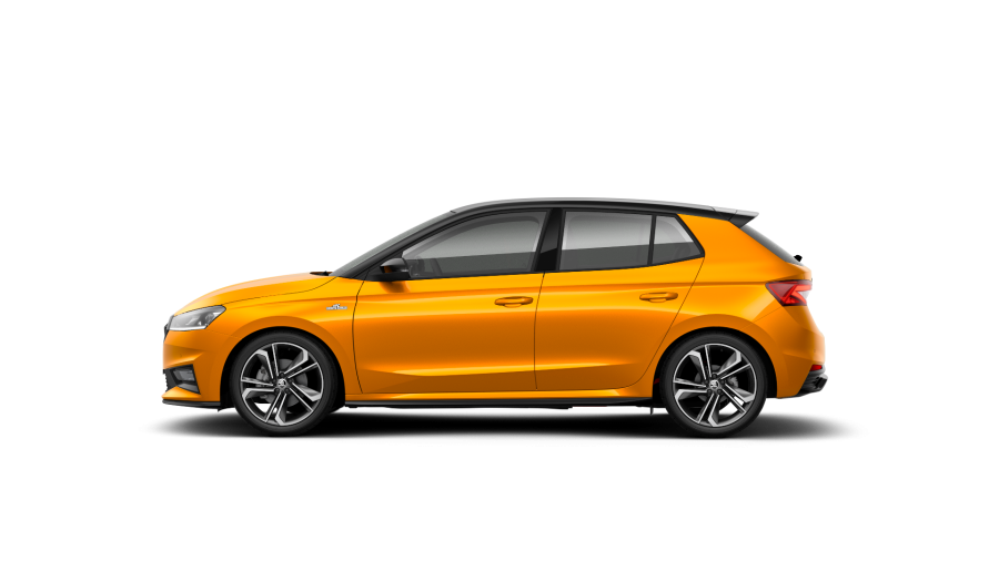 Škoda Fabia, 1,0 TSI 85 kW 6-stup. mech., barva oranžová