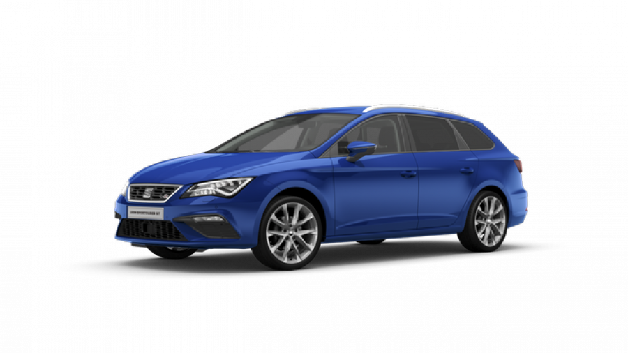 Seat Leon Sportourer, ST FR 1.5 TGI 130k 6M (CNG), barva modrá