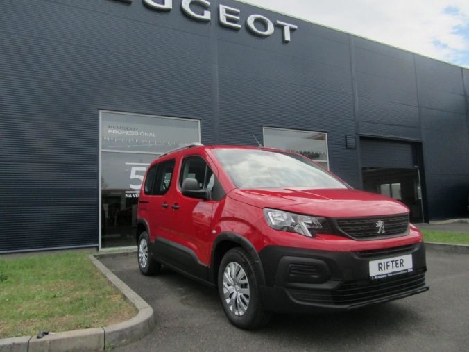 Peugeot Rifter, ACTIVE 1.5 BlueHDi 100k MAN5, barva červená