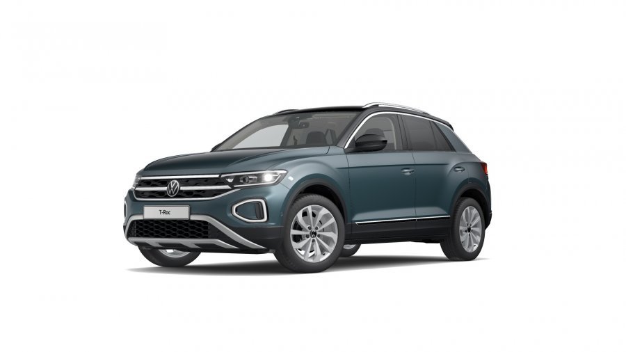 Volkswagen T-Roc, T-Roc Style 1,5 TSI 110 kW 6G, barva modrá