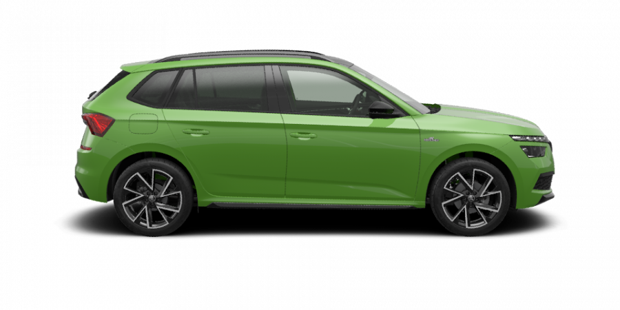 Škoda Kamiq, 1,5 TSI 110 kW 6-stup. mech., barva zelená