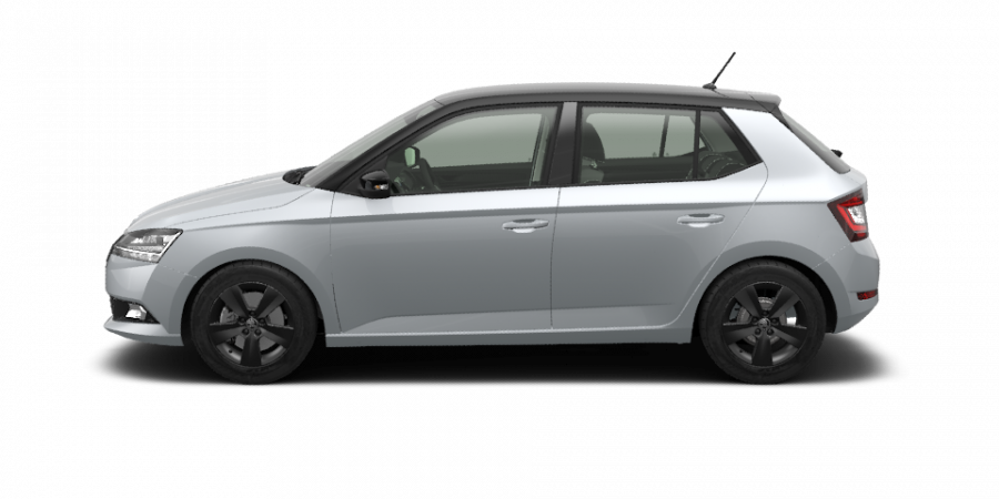 Škoda Fabia, 1,0 TSI 70 kW 5-stup. mech., barva stříbrná