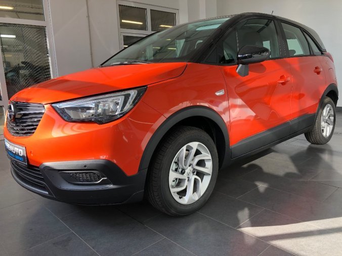 Opel Crossland X, Enjoy 1.2 TURBO 81kw, barva oranžová