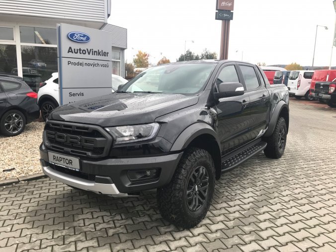 Ford Ranger, Raptor, Dvojkabina, 2.0 EcoBlue Bi-Turbo 157 kW/213 k, 10st. automatická, 4WD, barva černá