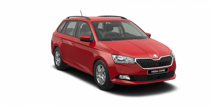 Škoda Fabia, 1,0 TSI 70 kW 5-stup. mech., barva červená