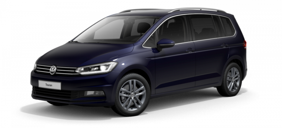 Volkswagen Touran, ME 1,5 TSI EVO 6G, barva modrá