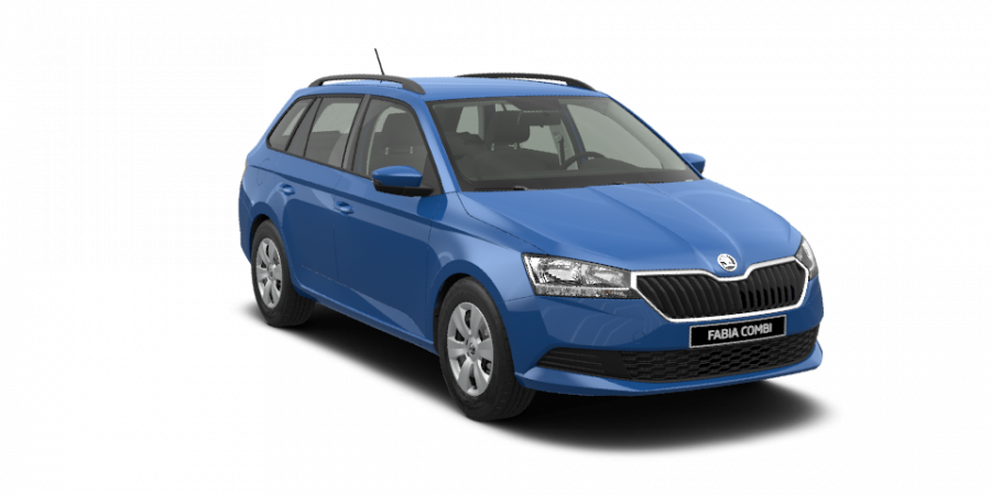 Škoda Fabia, 1,0 MPI 55 kW 5-stup. mech., barva modrá