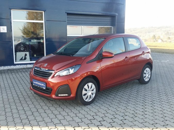 Peugeot 108, ACTIVE 1.0 VTi 72 S&S MAN5, barva červená