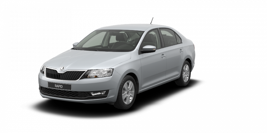 Škoda Rapid, 1,0 TSI 81 kW 6-stup. mech., barva stříbrná