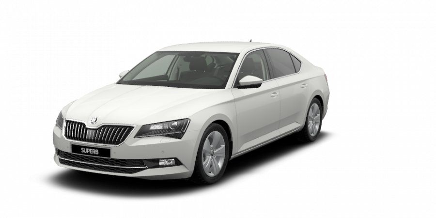 Škoda Superb, 2,0 TDI 140 kW 7-stup. automat., barva bílá