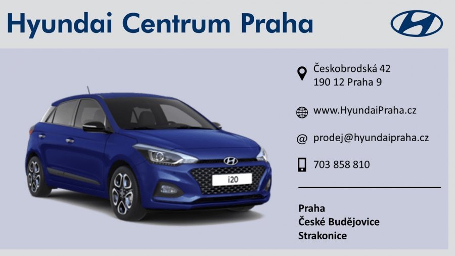 Hyundai i20, 1,25i 55 kW (95 NAT) 5 st. man, barva modrá