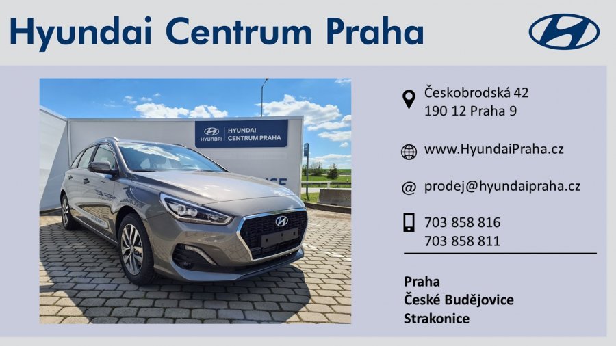 Hyundai i30, 1,4 T-GDI 103 kW (95 NAT) 6 st. man, barva šedá