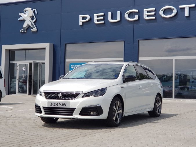 Peugeot 308, SW GT LINE 1.5 BHDi 130 EAT8, barva bílá