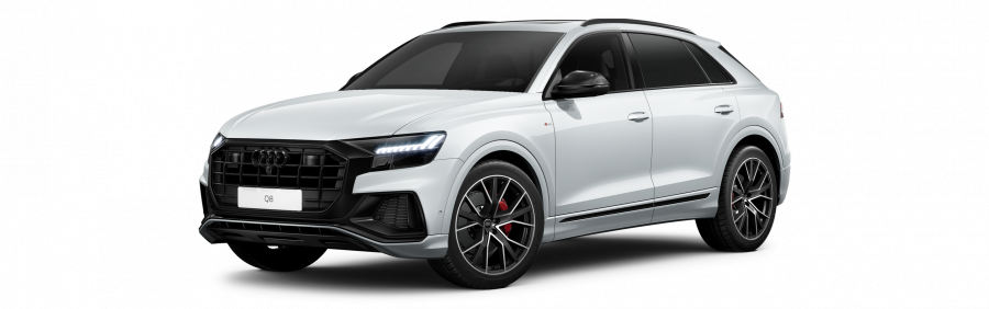 Audi Q8, Q8 50 TDI quattro, barva bílá