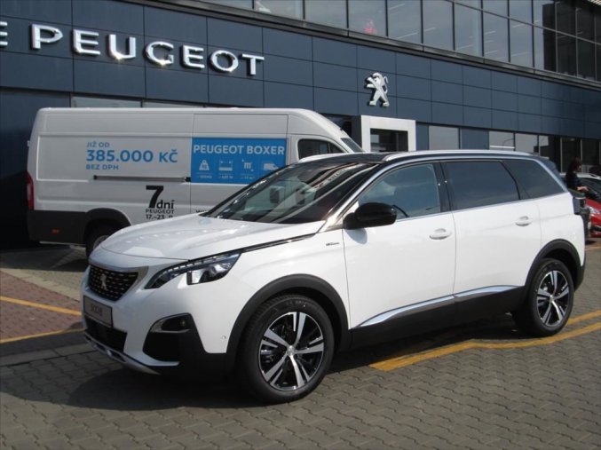 Peugeot 5008, 2.0BlueHDi 180k GT line EAT8, barva bílá