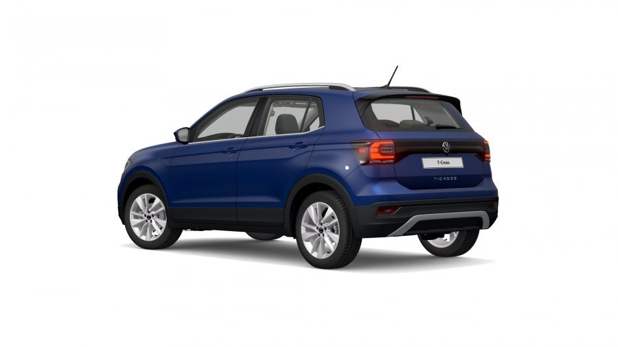 Volkswagen T-Cross, T-Cross Style 1,0 TSI 81 kW 7DSG, barva modrá