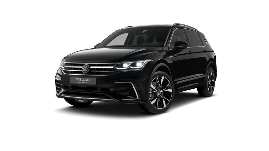 Volkswagen Tiguan Allspace, Allspace R-Line 2,0 TSI 140 kW 4M 7DSG, barva černá