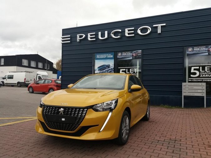 Peugeot 208, Active 1.2 PureTech 100 S&S MAN6, barva žlutá